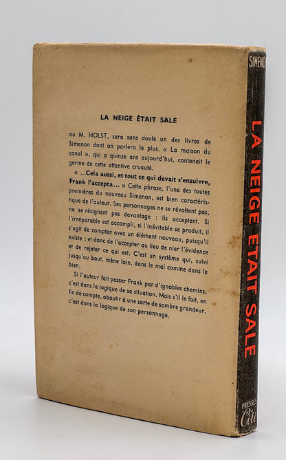 La neige était sale