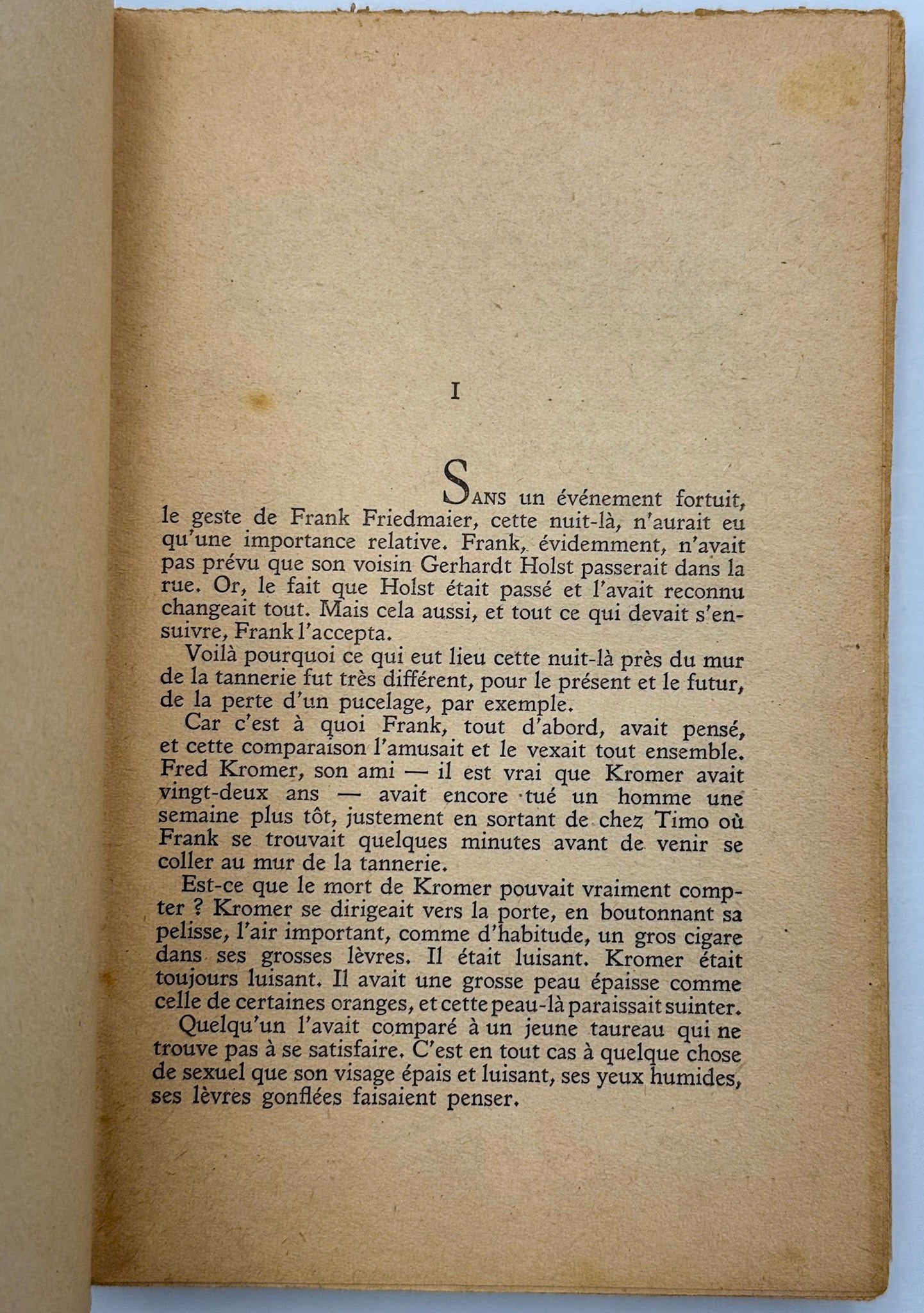 La neige était sale