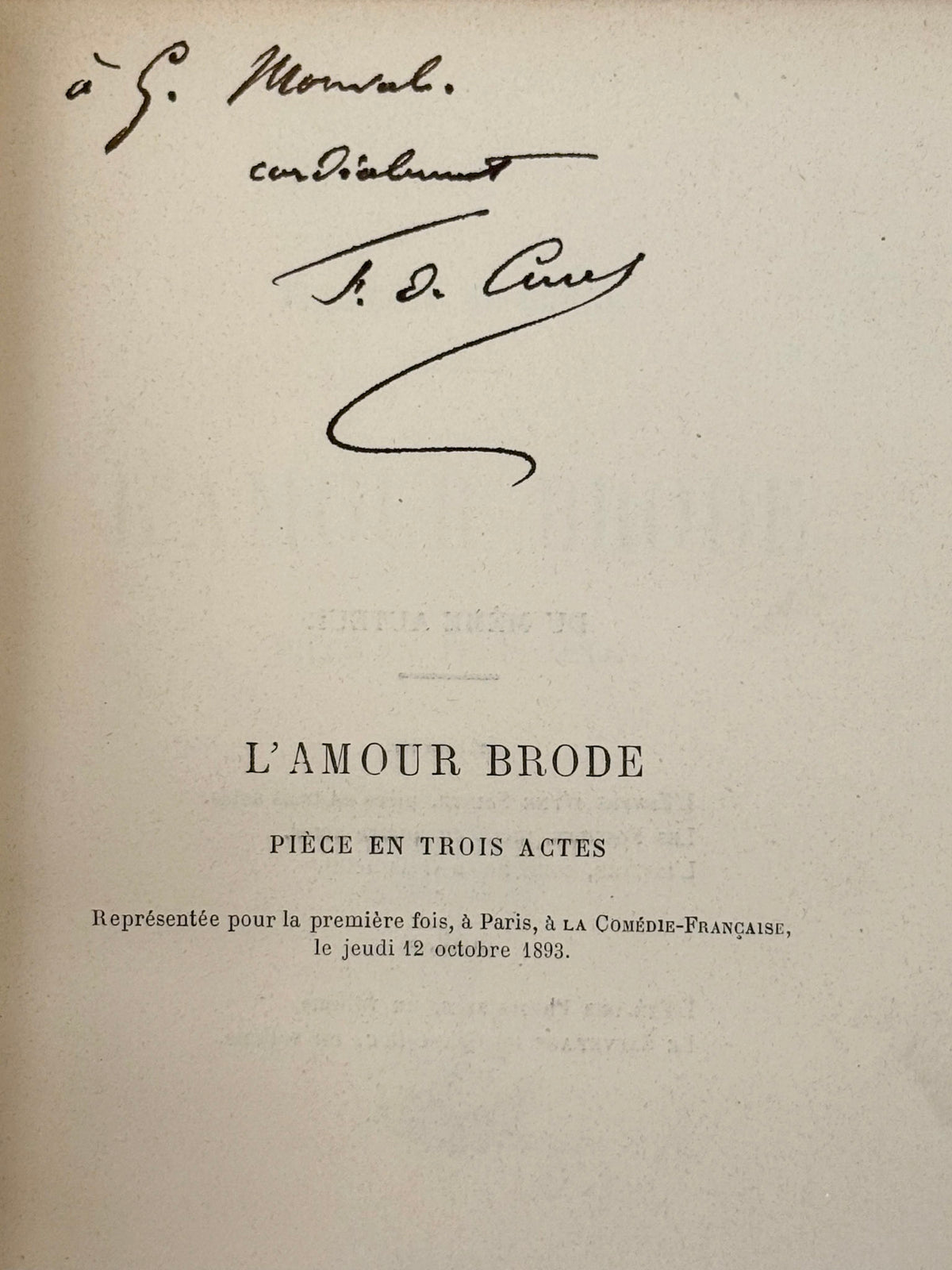L'amour brode