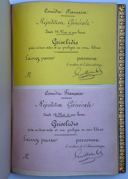 Grisélidis. Mystère. En trois Actes, un Prologue et un Epilogue en vers libres