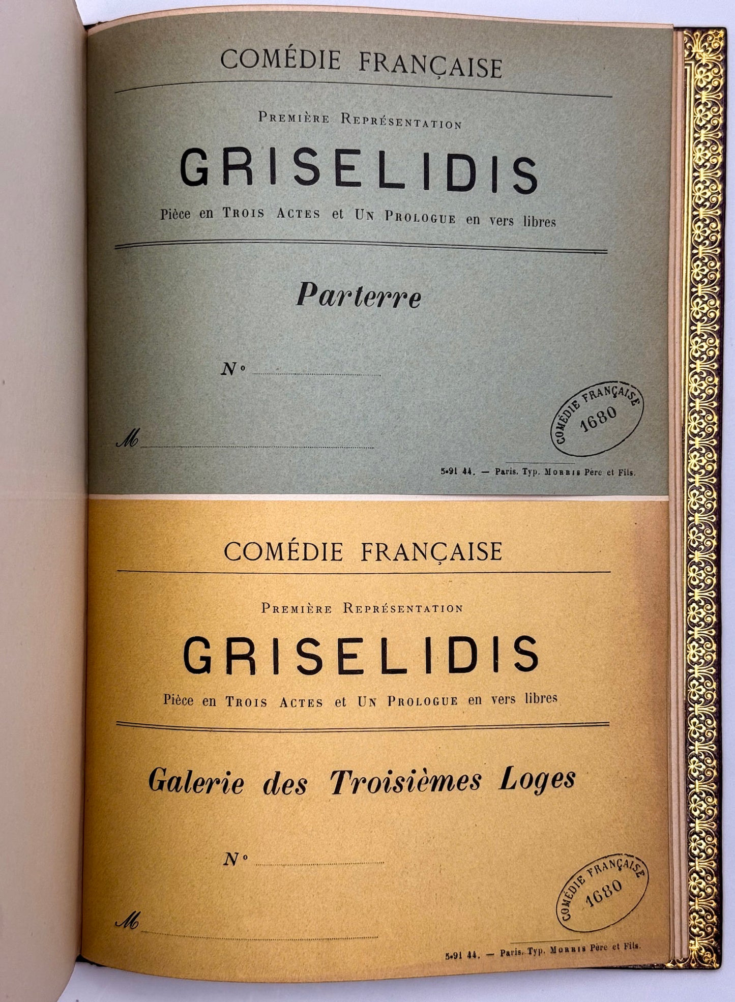 Grisélidis. Mystère. En trois Actes, un Prologue et un Epilogue en vers libres