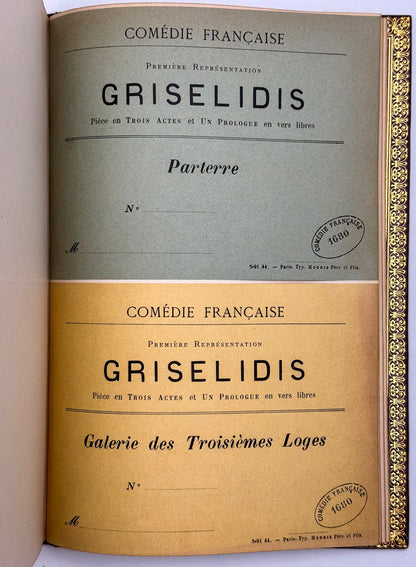 Grisélidis. Mystère. En trois Actes, un Prologue et un Epilogue en vers libres