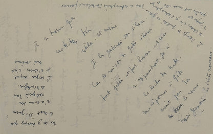 Autograph letter signed, Cocteau to Michael Smithies