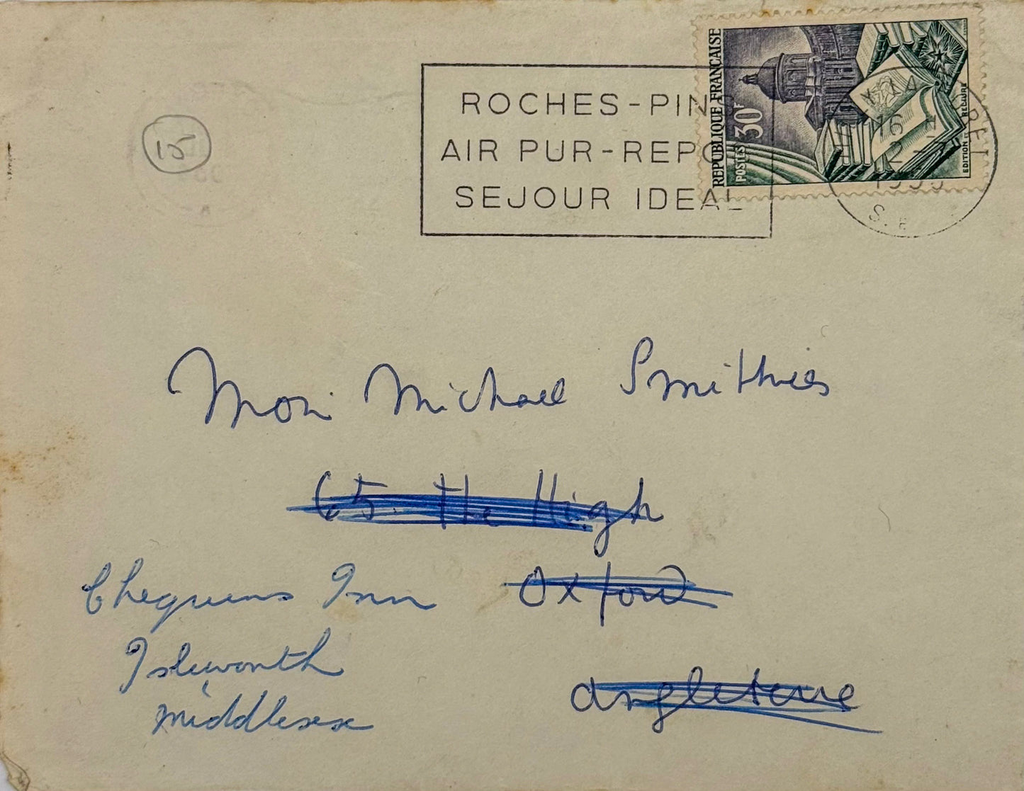Autograph letter signed, Cocteau to Michael Smithies
