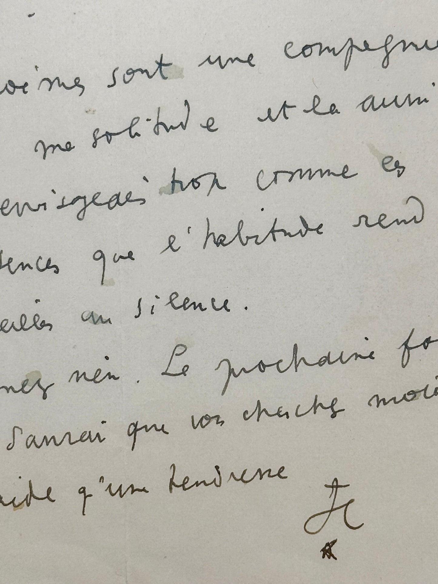 Signed autograph letter, Cocteau to Francis Coulon