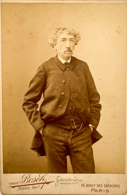 Albumen print, sepia print by Charles Garnier, by VAN BOSCH