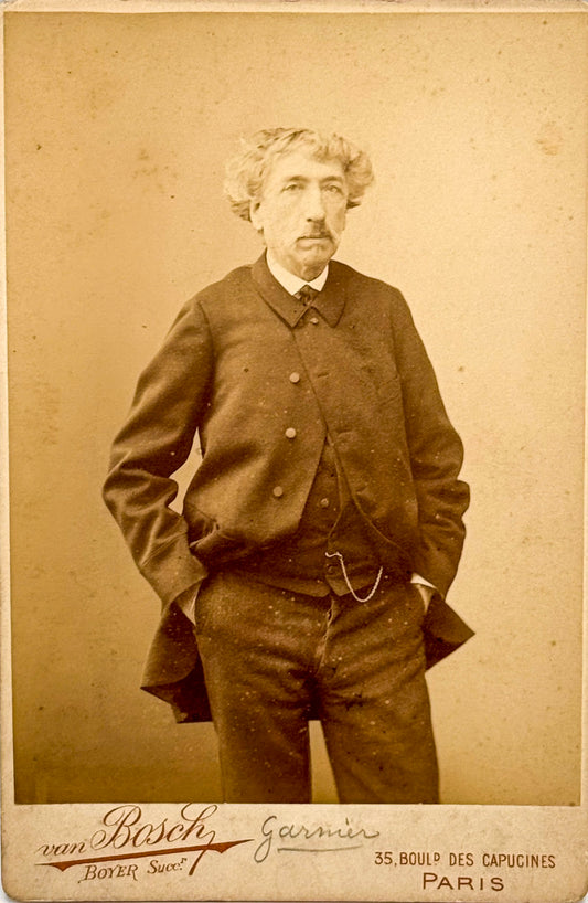 Albumen print, sepia print by Charles Garnier, by VAN BOSCH