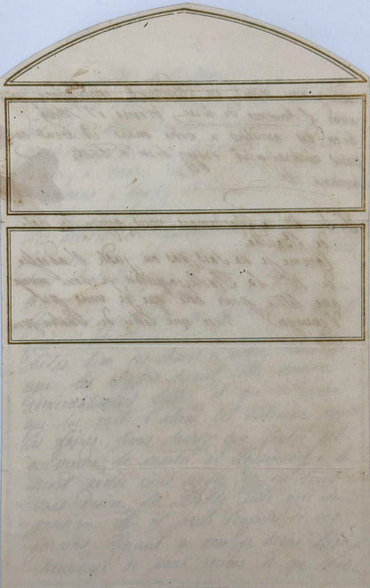 Autograph letter signed from the Duchess of Berry to the Princess of Lucinge
