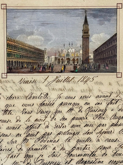 Lettre autographe signée, Duchesse de Berry à la princesse de Lucinge