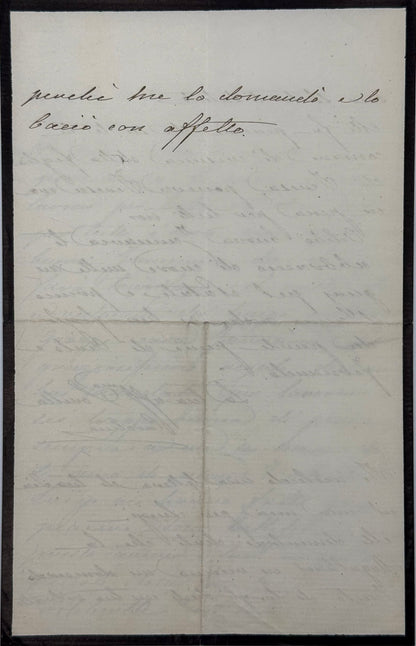 6 autograph letters signed from the Duchess of Berry to Dona Januaria of Braganza