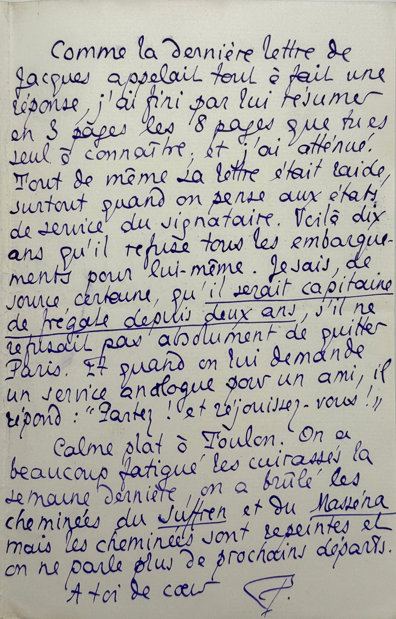 Autograph letter signed, Louÿs