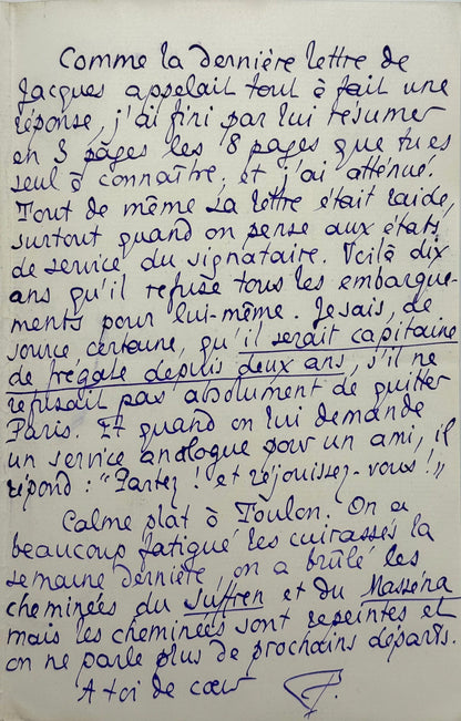 Autograph letter signed, Louÿs