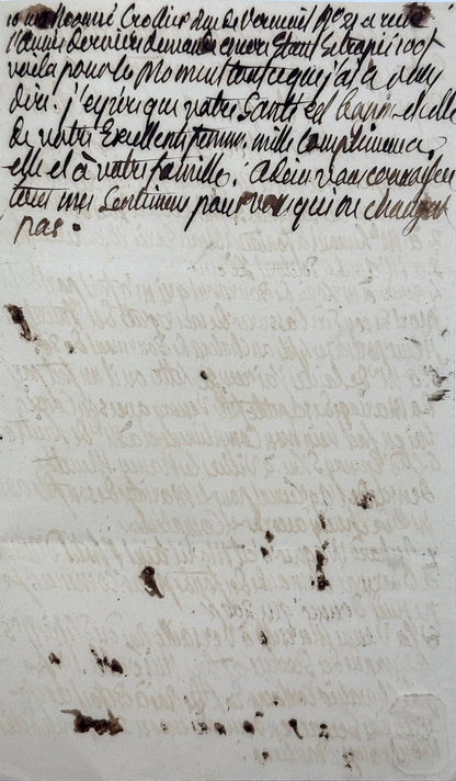 Autograph letter, Madame Royale