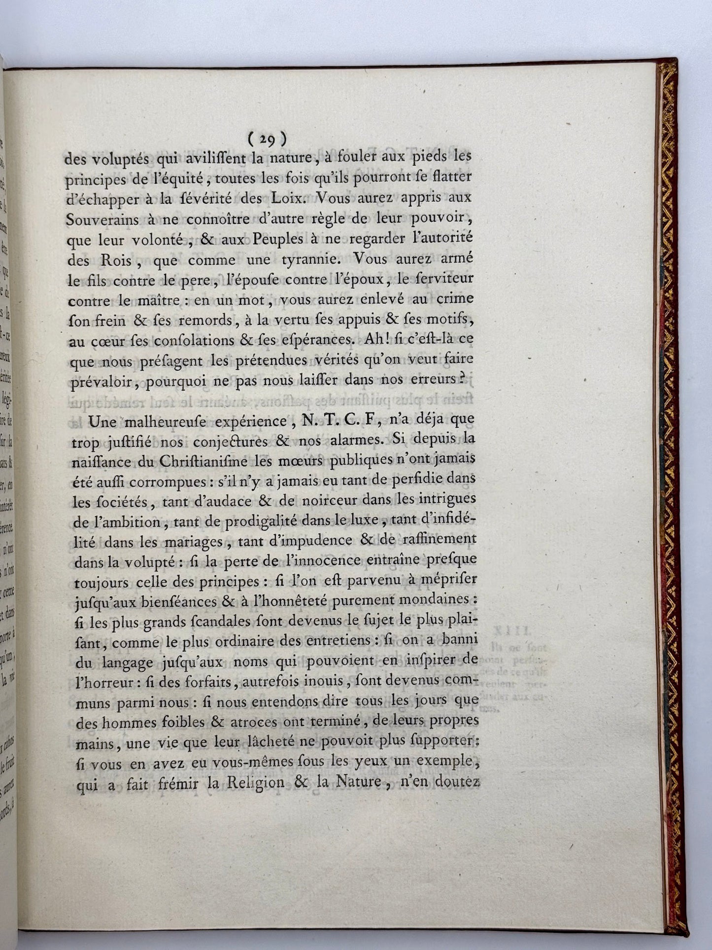 Instruction pastorale de Monseigneur l'Archevêque de Lyon, sur les Sources de l'Incrédulité et les Fondements de la Religion