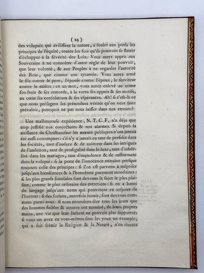 Instruction pastorale de Monseigneur l'Archevêque de Lyon, sur les Sources de l'Incrédulité et les Fondements de la Religion