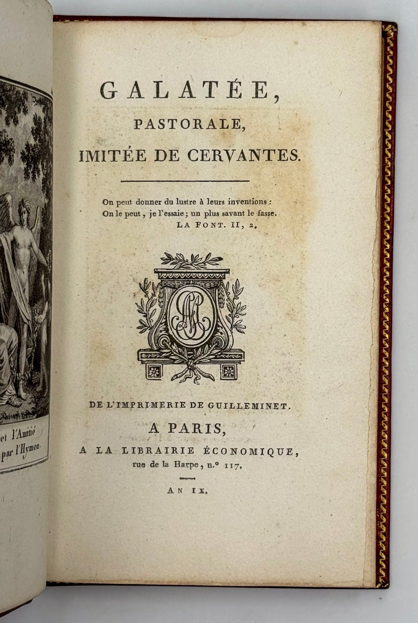 Galatée, pastorale, imitée de Cervantes