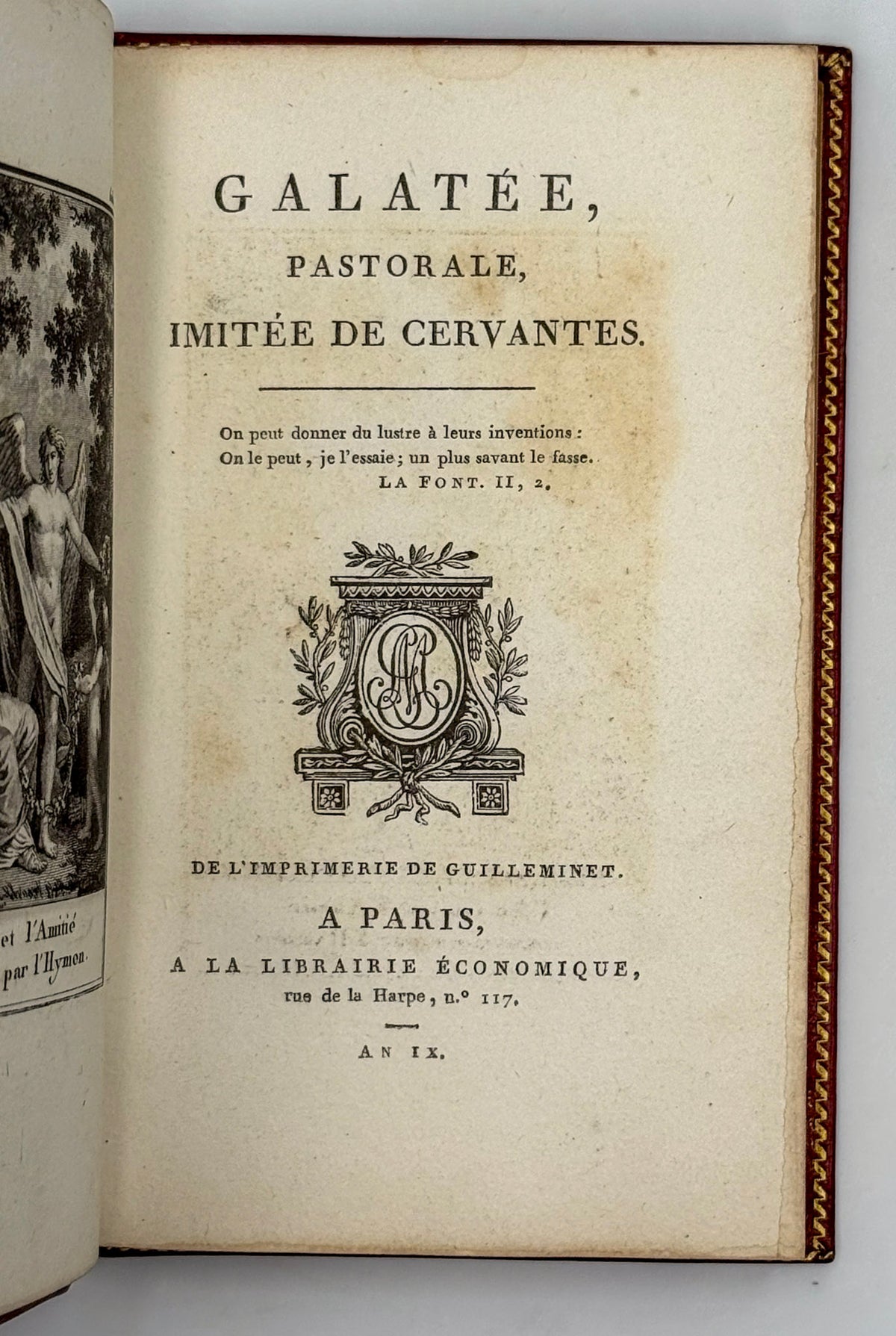 Galatée, pastorale, imitée de Cervantes