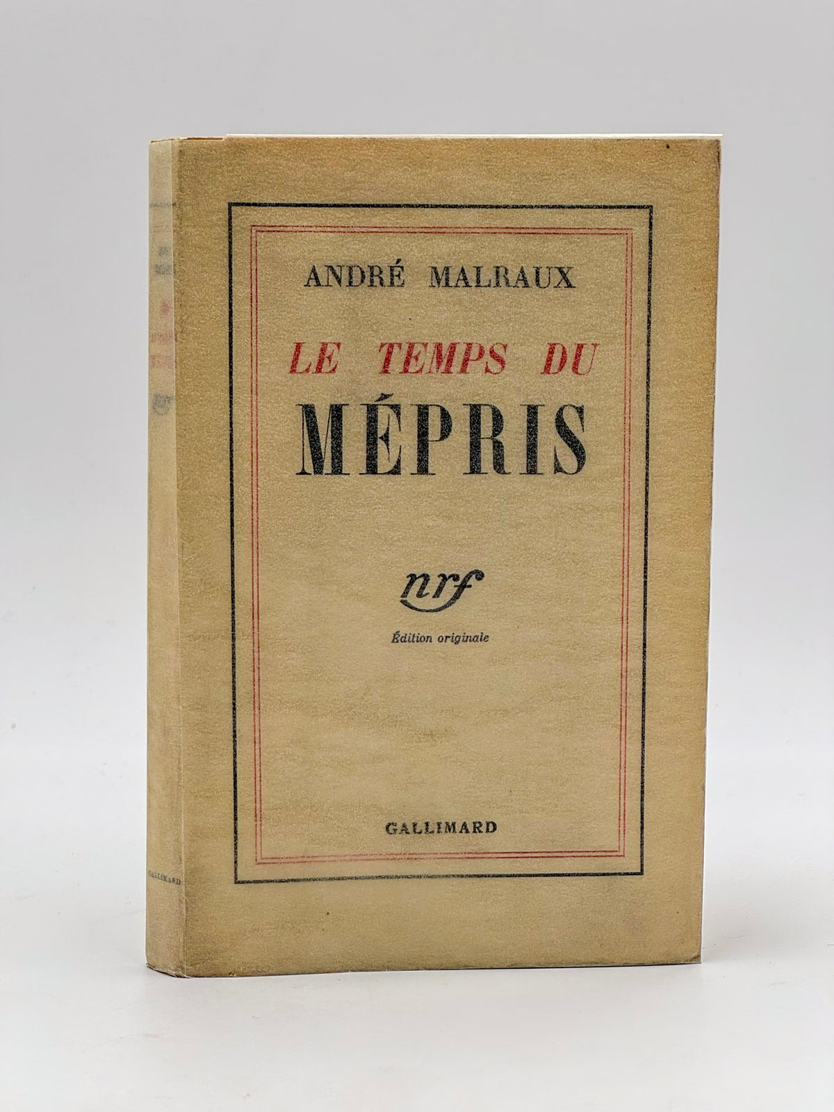 Le temps du mépris