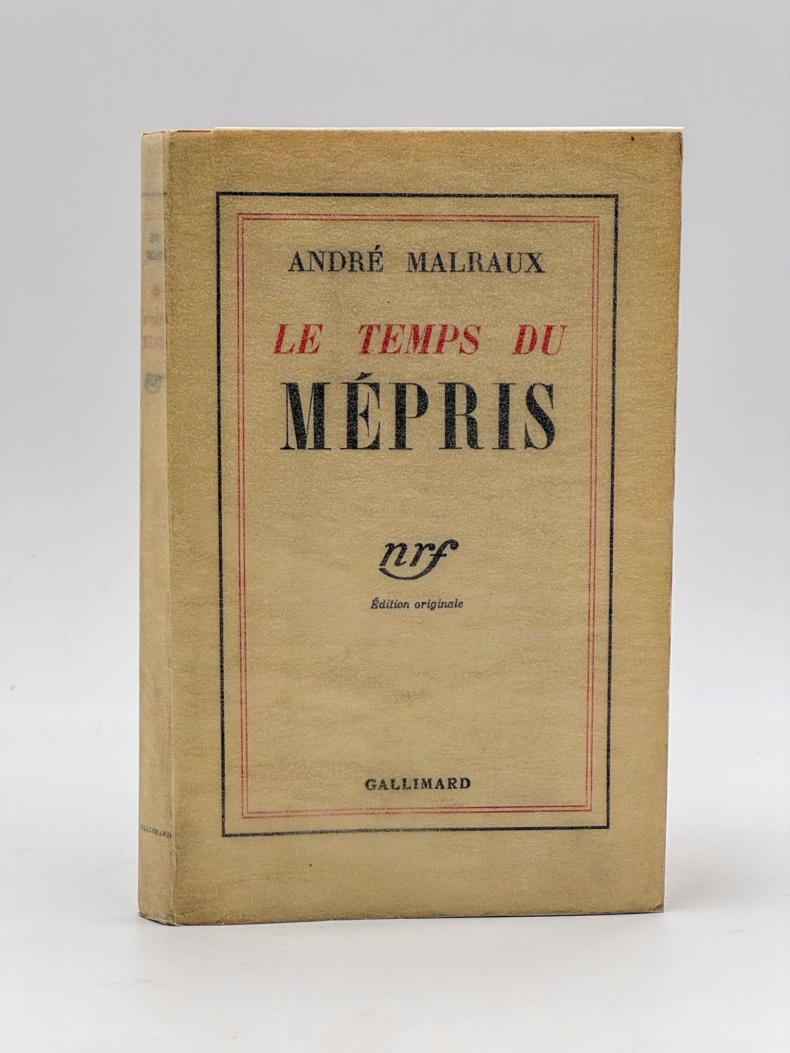 Le temps du mépris