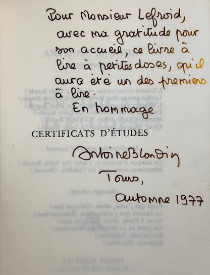 Certificats d'études