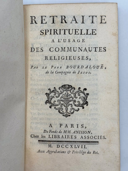 Retraite spirituelle à l'usage des communautés religieuses