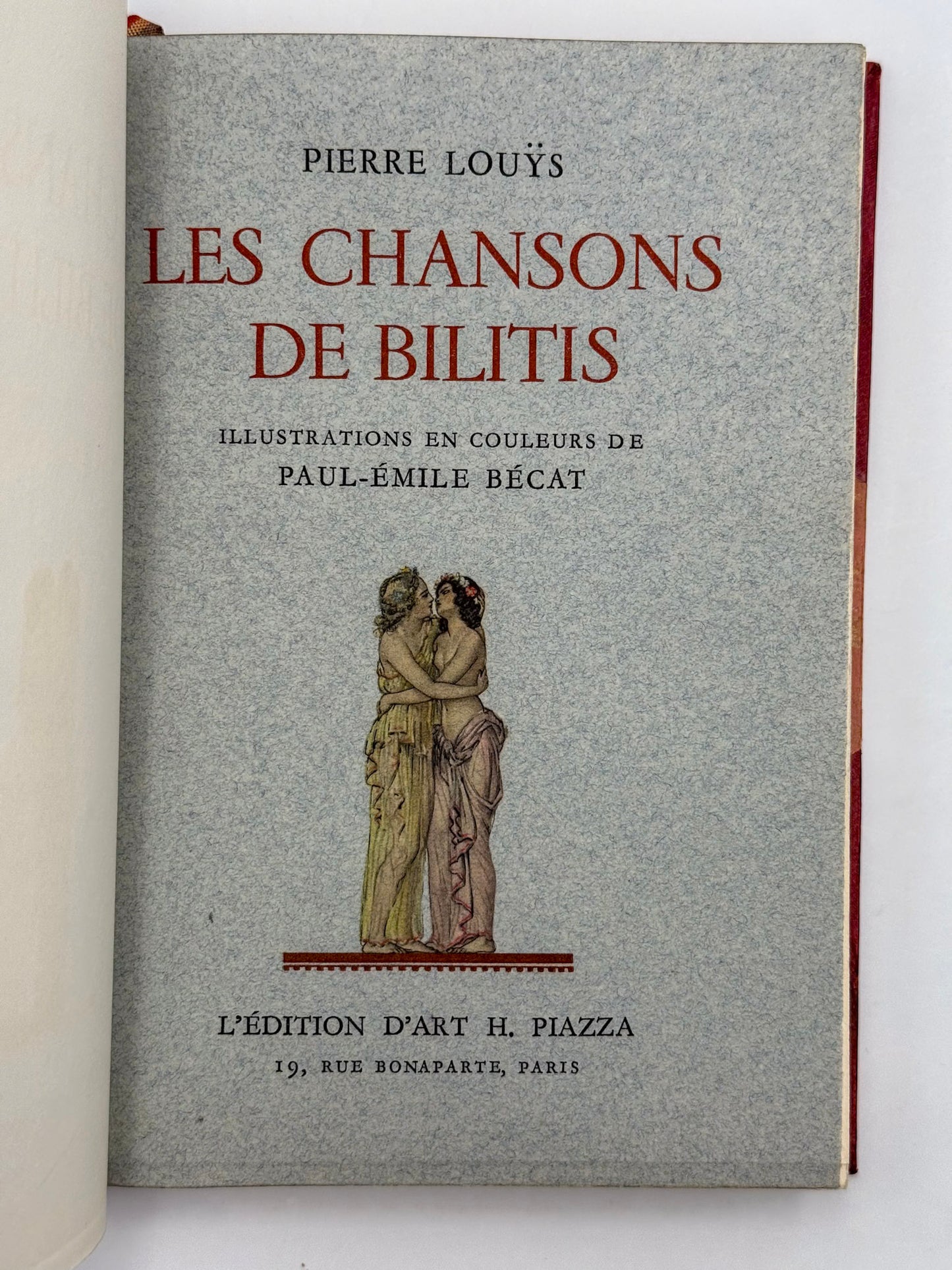 Les Chansons de Bilitis