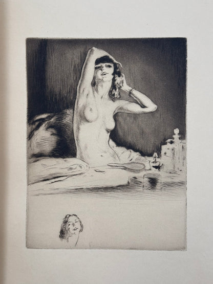 Mitsou. 26 eaux-fortes et pointes sèches de Edgar Chahine.