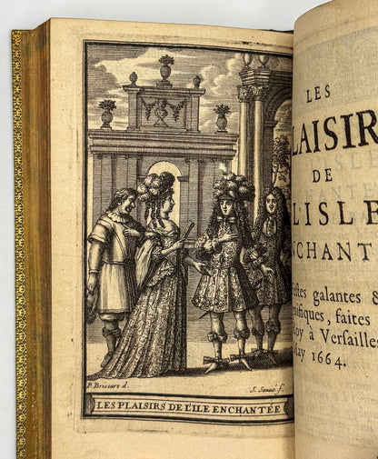 Les Œuvres  de Monsieur de Molière. Reveuës, corrigées & augmentées. Enrichies de Figures en Taille-douce.