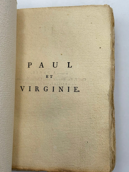 Paul et Virginie, suivie de la Chaumière indienne