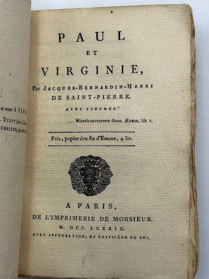 Paul et Virginie, suivie de la Chaumière indienne