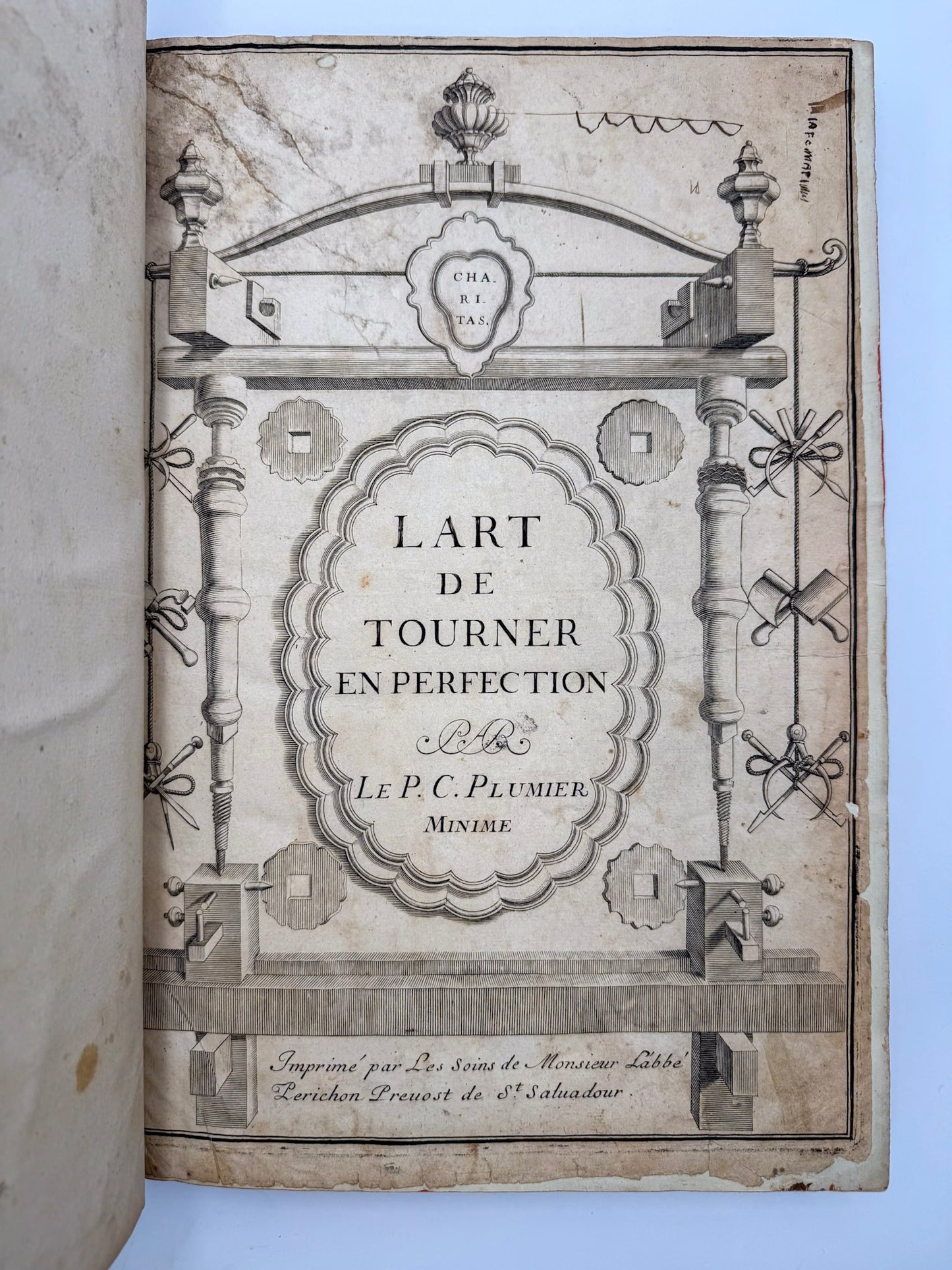L'Art de tourner [...] & enrichi de prés de quatre-vingt Planches