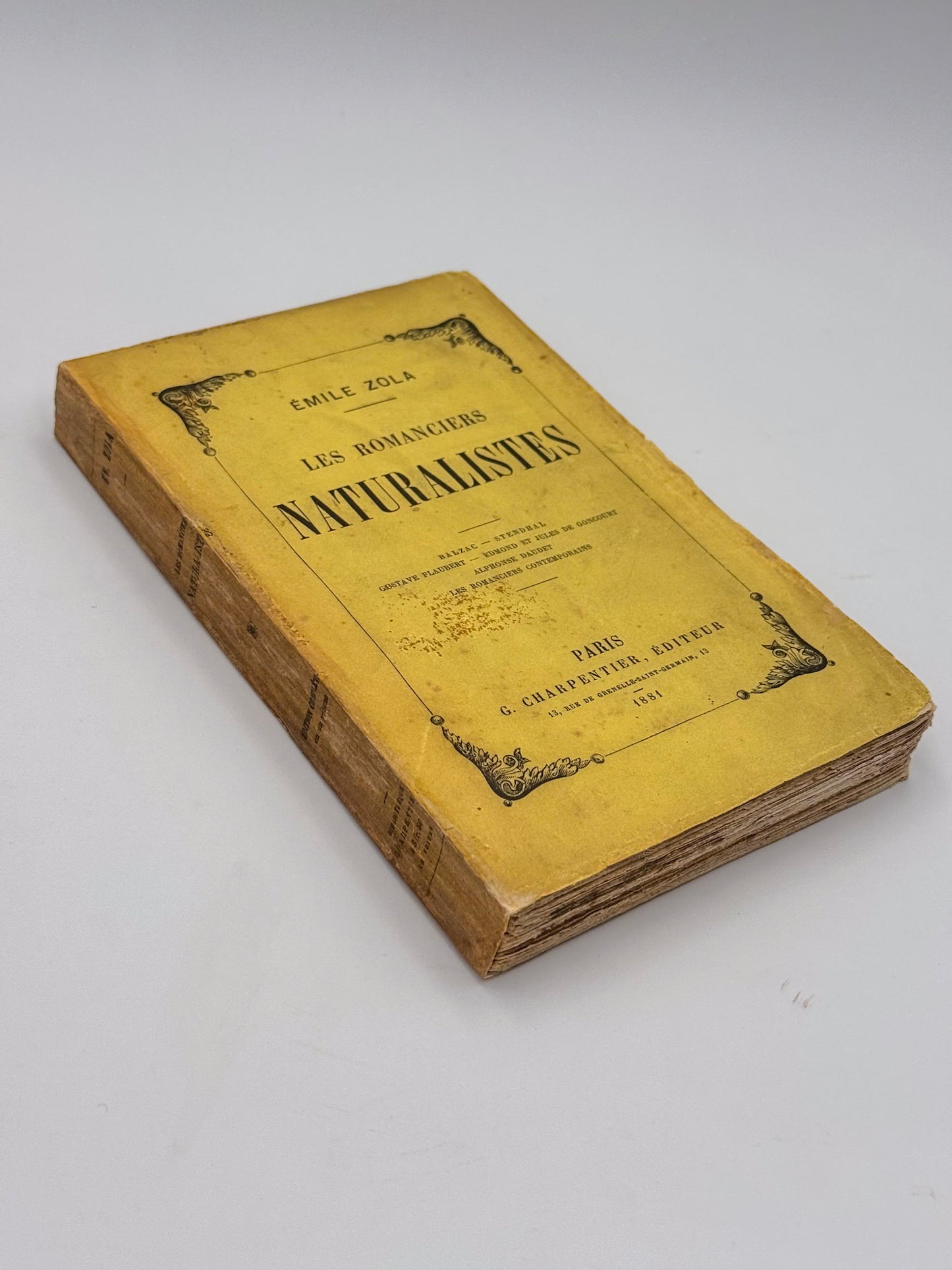 Les romanciers naturalistes