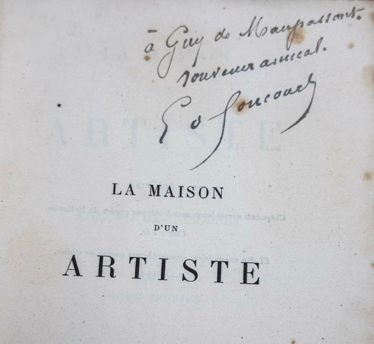 La maison d’un Artiste