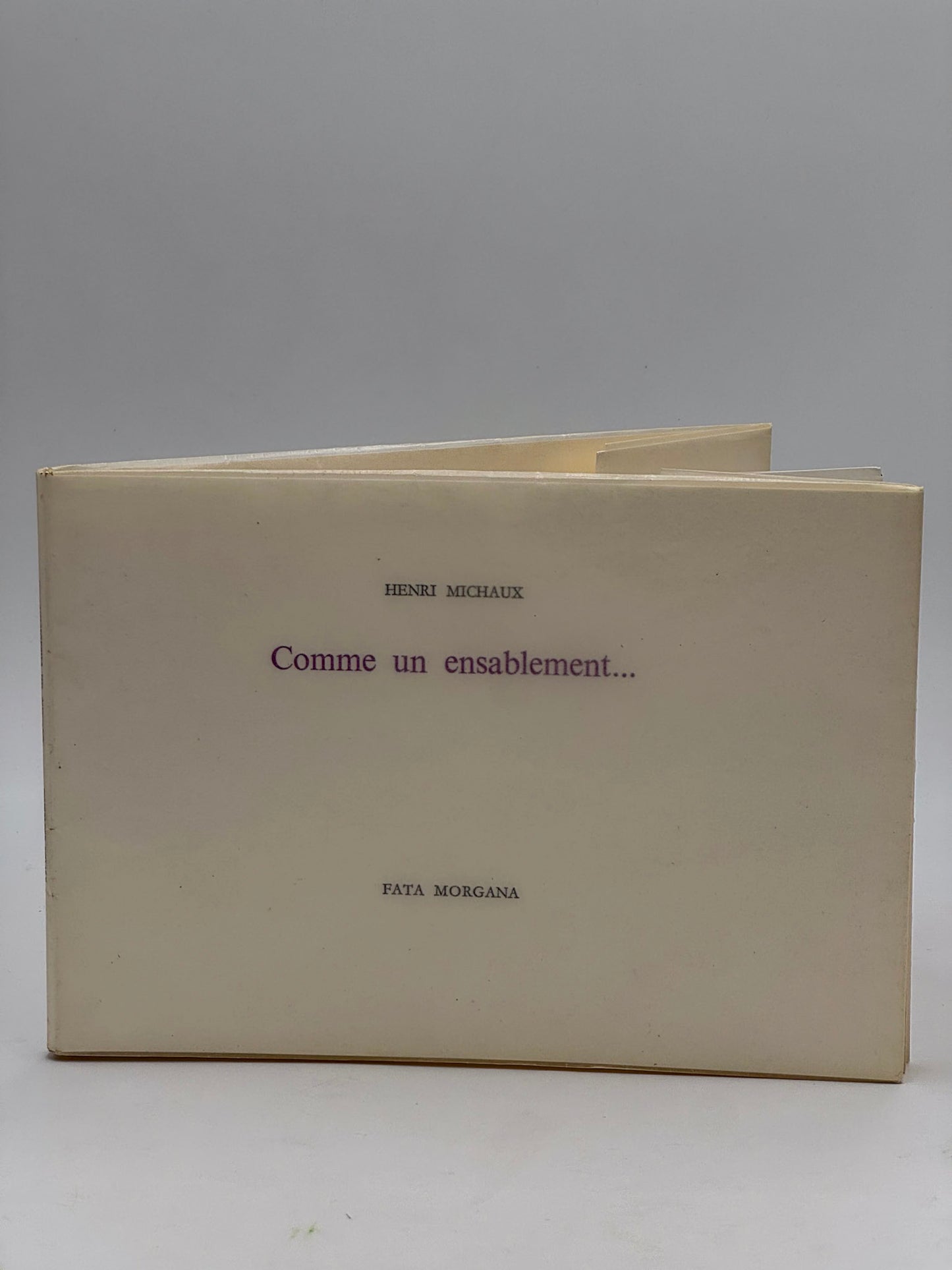 Comme un ensablement…