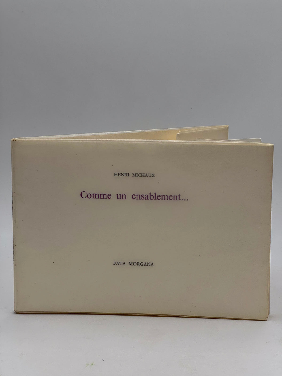 Comme un ensablement…