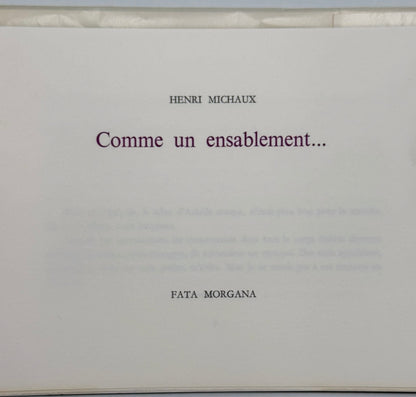 Comme un ensablement…