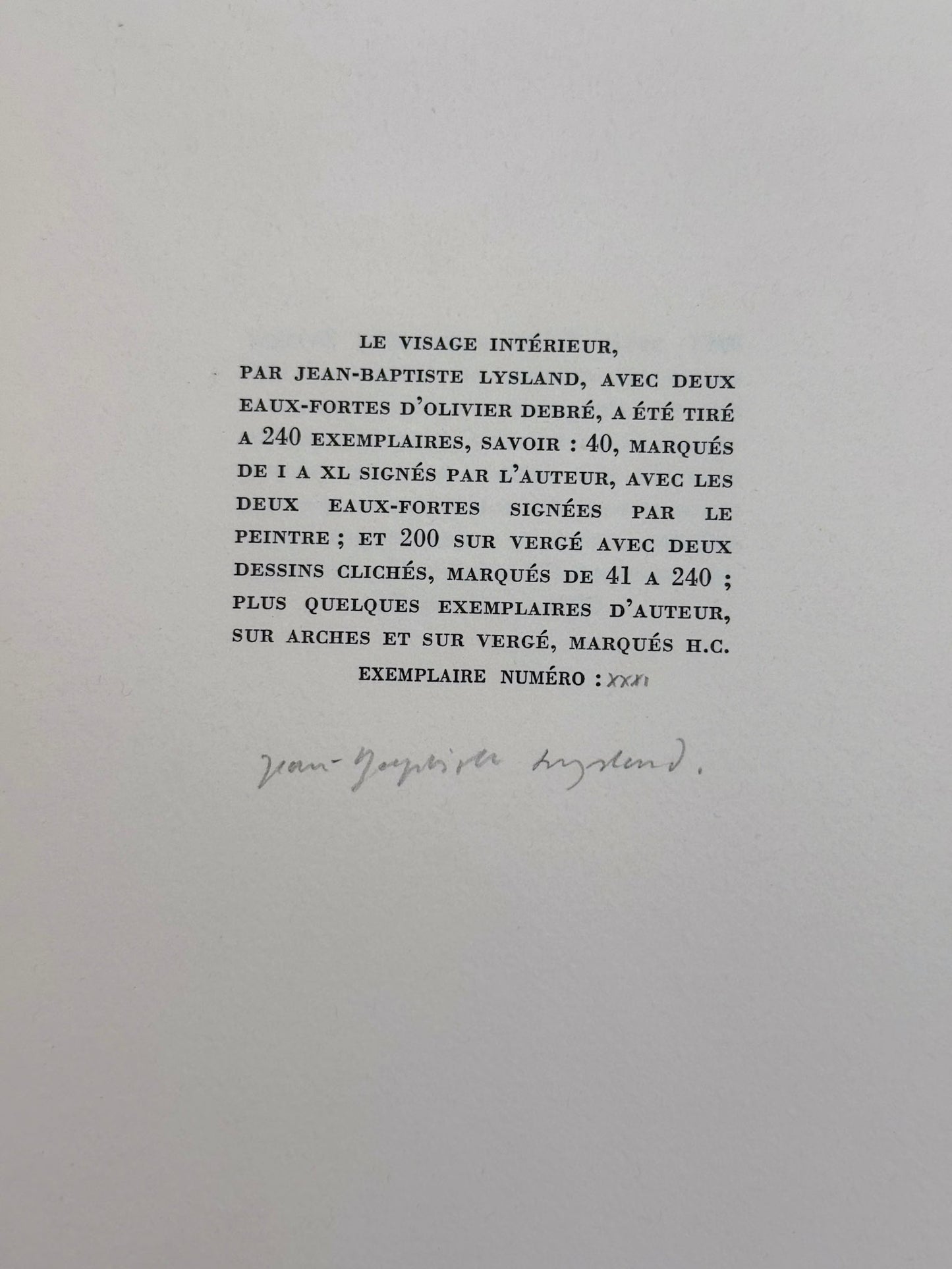 Le Visage Intérieur