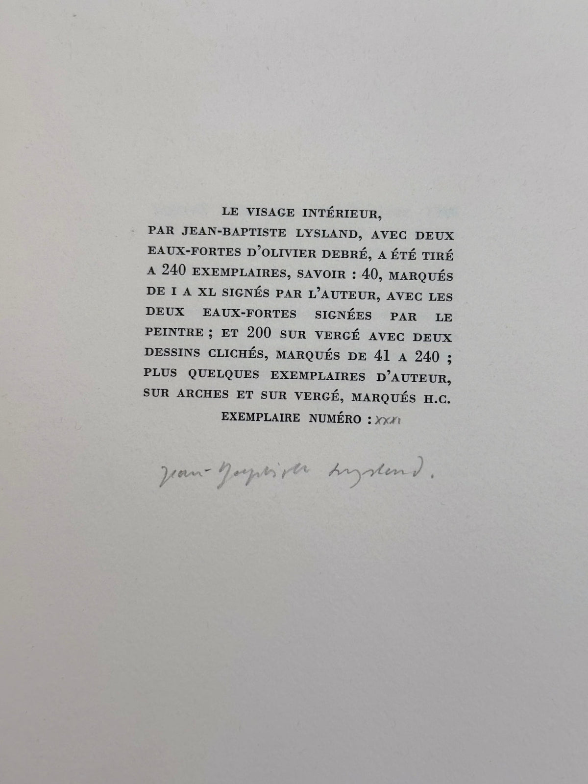 Le Visage Intérieur