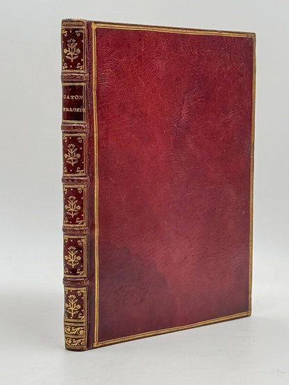 [MANUSCRIPT]. Caton, tragédie angloise de Monsieur Addisson traduite en françois.