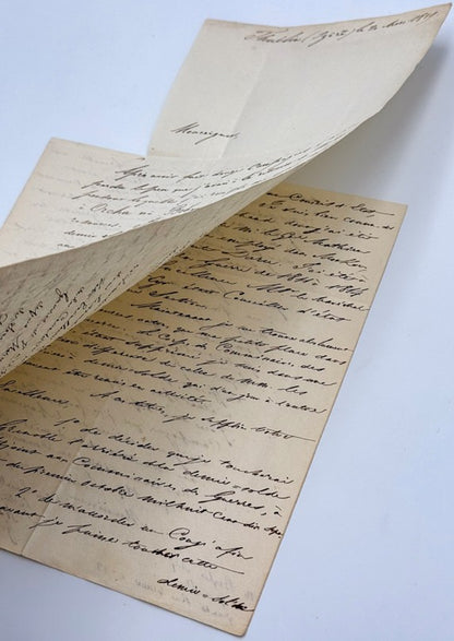 Lettre autographe signée, Stendhal au Maréchal de Gouvion-Saint-Cyr