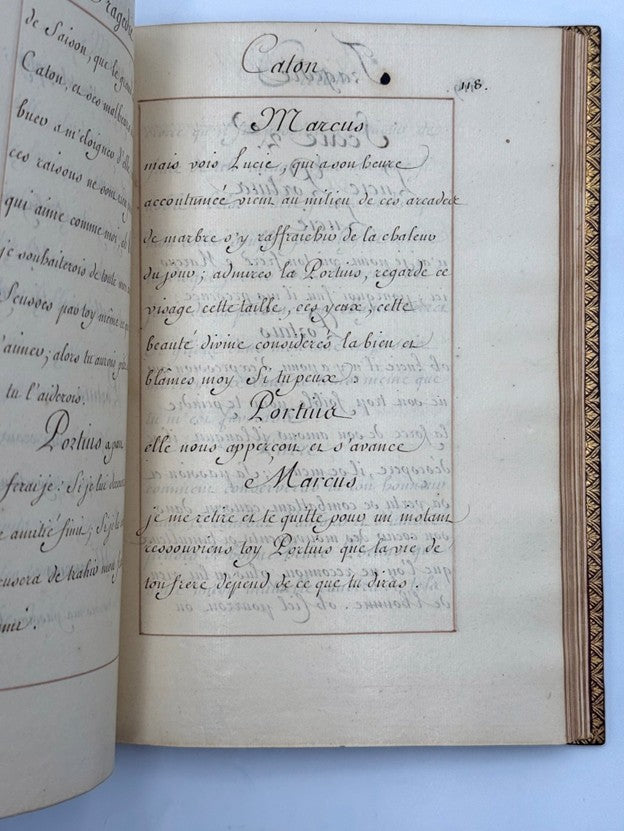 [MANUSCRIT]. Caton, tragédie angloise de Monsieur Addisson traduite en françois.