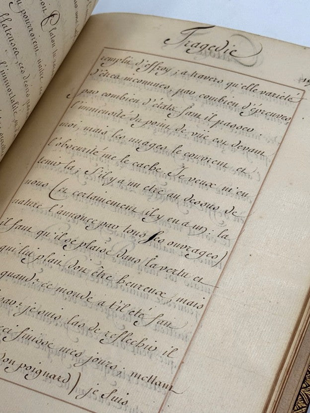 [MANUSCRIPT]. Caton, tragédie angloise de Monsieur Addisson traduite en françois.