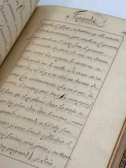 [MANUSCRIPT]. Caton, tragédie angloise de Monsieur Addisson traduite en françois.